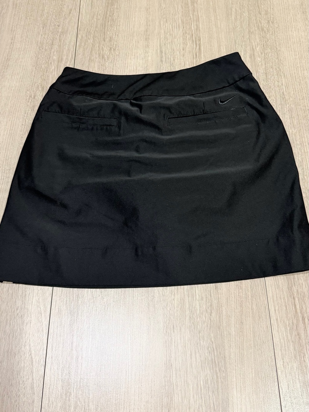 Nike Black Performance Tennis Skirt with Subtle Swoosh